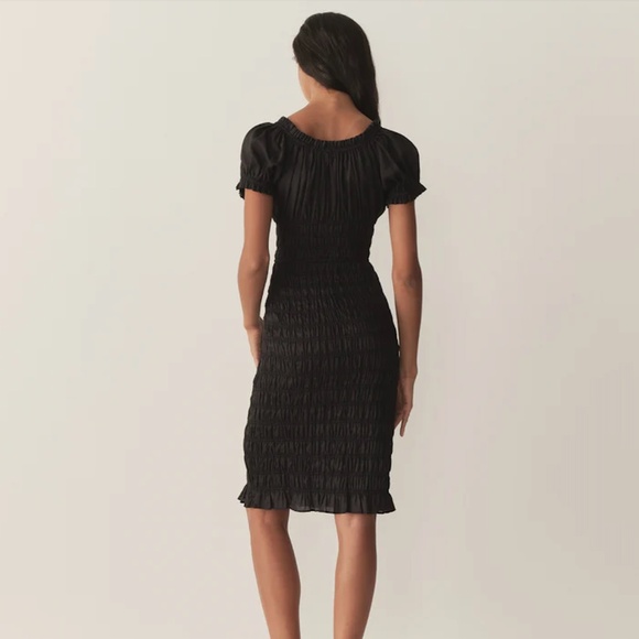Doen Black Ruched Dress - Picture 6 of 7
